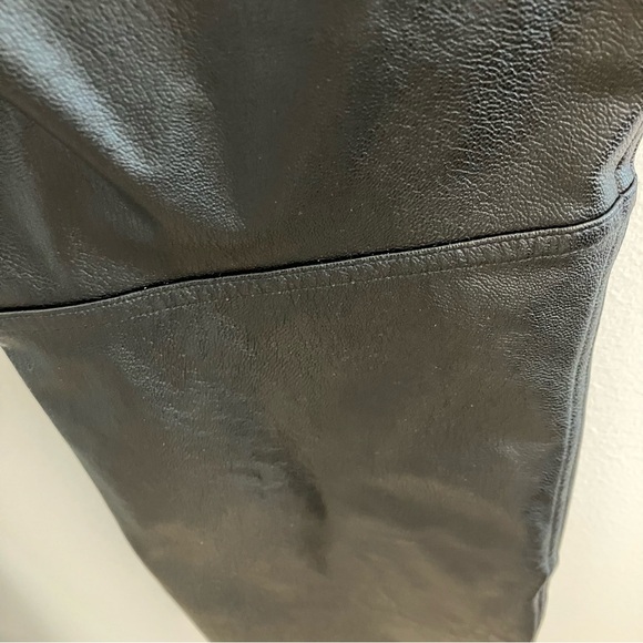 Spanx Faux Leather-Like Ankle Skinny Pants in Black Large - Picture 8 of 13